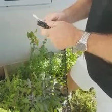 Load and play video in Gallery viewer, SpringGrow Plant Support System - for all Climbing Plants Including Tomatoes, Peppers, Beans, Hops, Hoya Plants, Zucchini - Expands to 3.3 metres, UV and Water Resistant, Adjustable Clip
